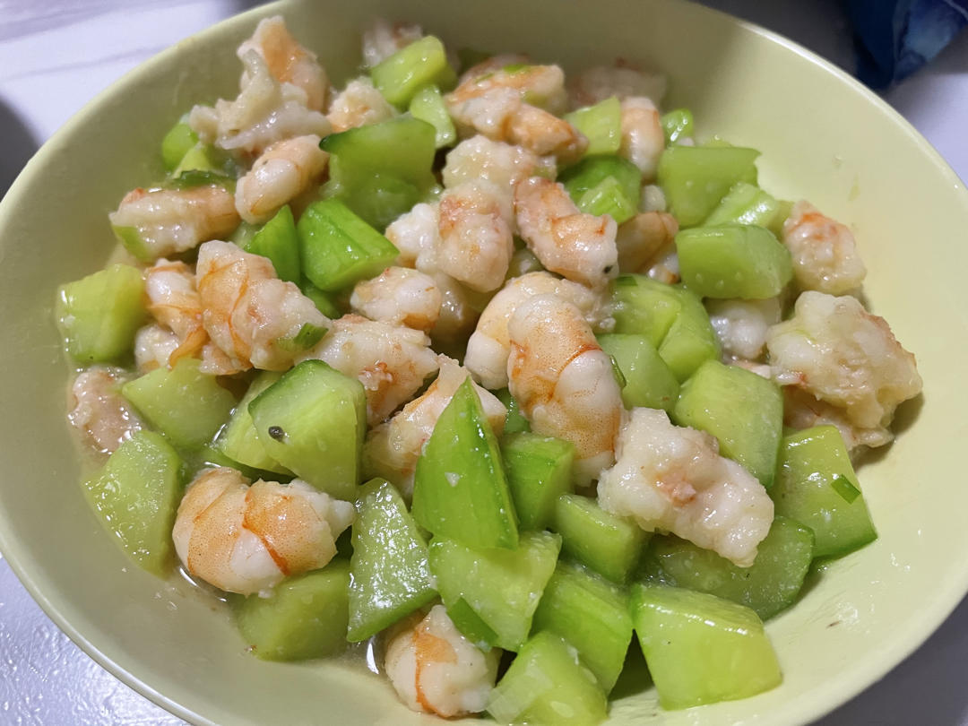 黄瓜炒虾仁