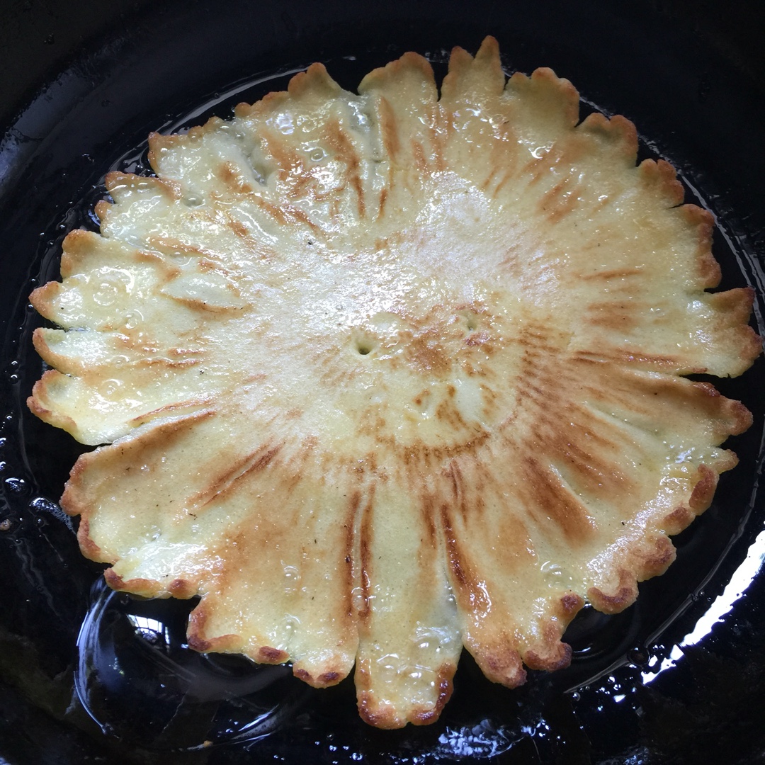 玉米面鸡蛋饼