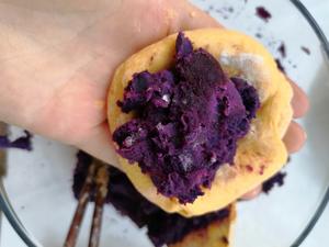 低脂 减肥  南瓜紫薯饼的做法 步骤6