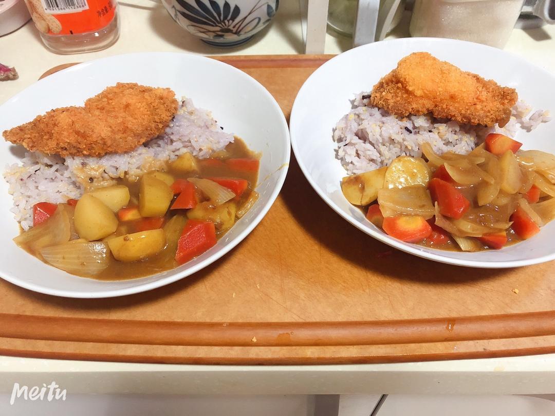 咖喱猪扒饭