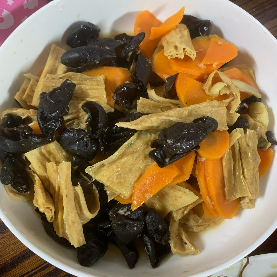 比肉还好吃的烧腐竹