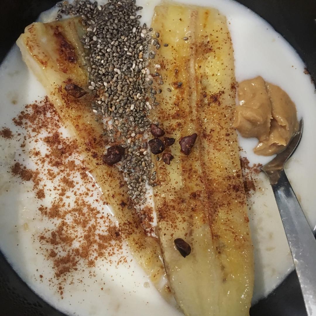 多口味牛奶钢切早餐燕麦粥丨健康·三餐