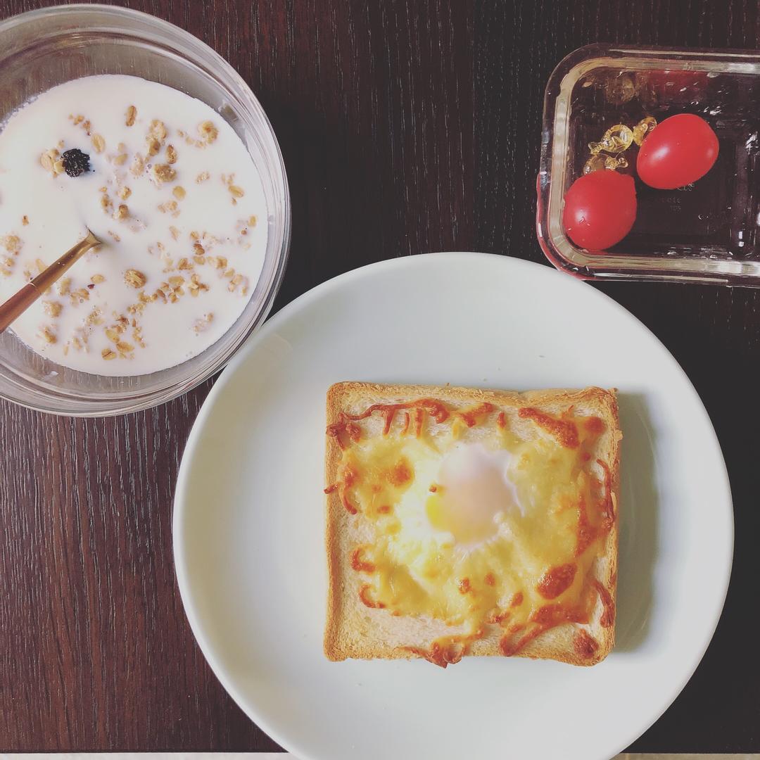 芝士蛋吐司早餐breakfast的做法