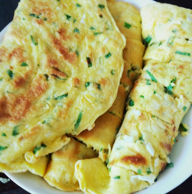 葱花鸡蛋饼
