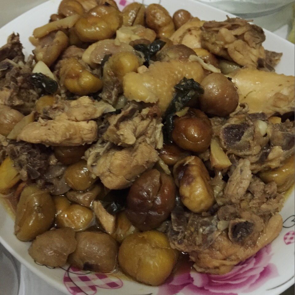 栗子木耳烧鸡