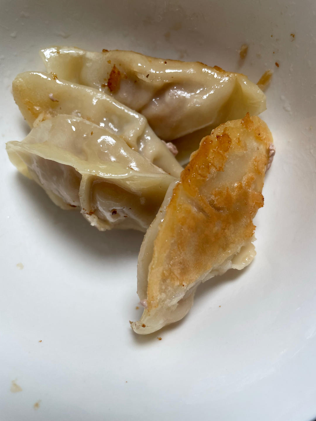 好吃快捷的煎饺（任意饺子可做）