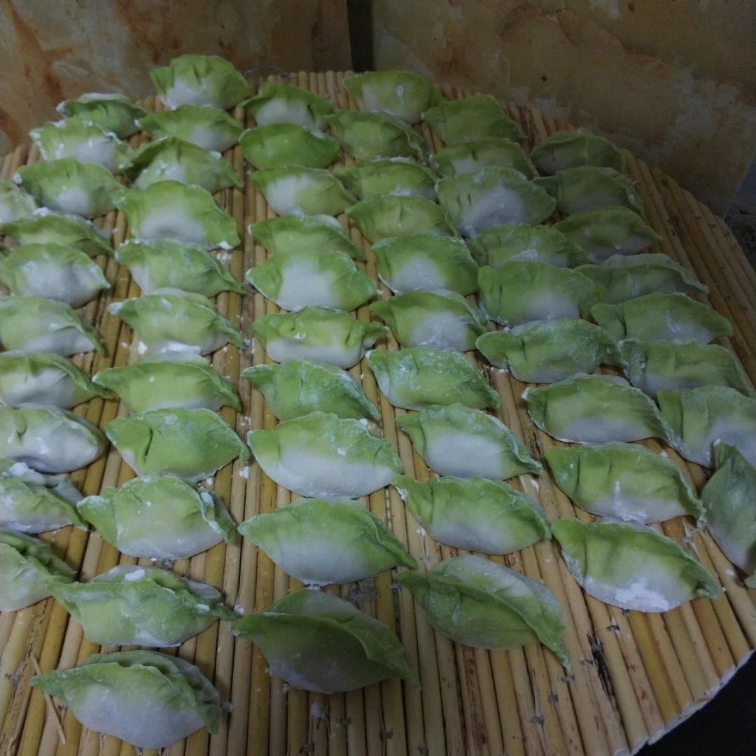 营养满分的彩色饺子