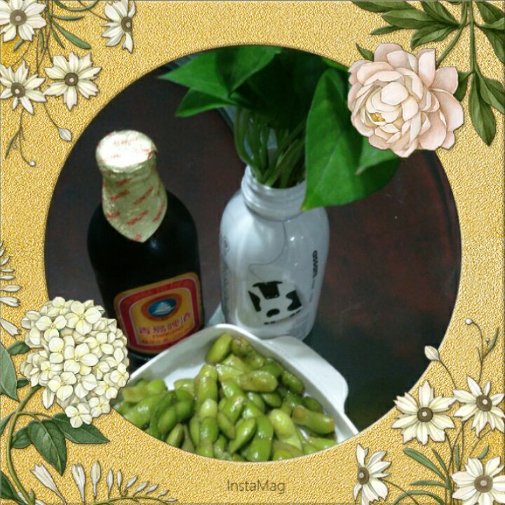 冰镇香糟毛豆