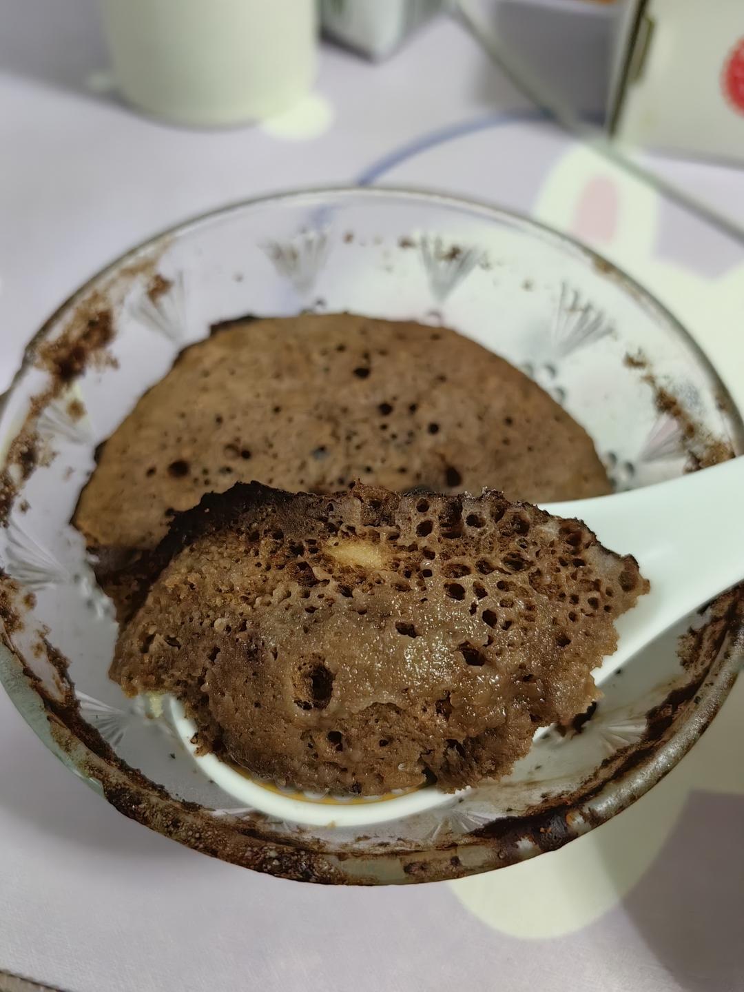 微波炉2分钟完成低卡布朗尼蛋糕