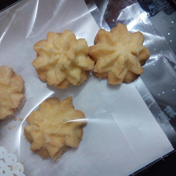 零失败、酥得掉渣的原味曲奇。