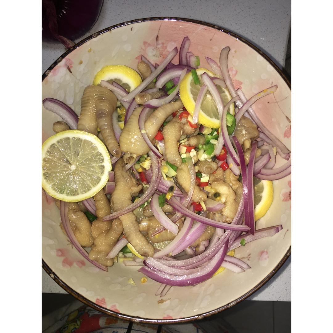 【柠檬酸辣鸡爪】自制超级无敌美味的网红鸡爪