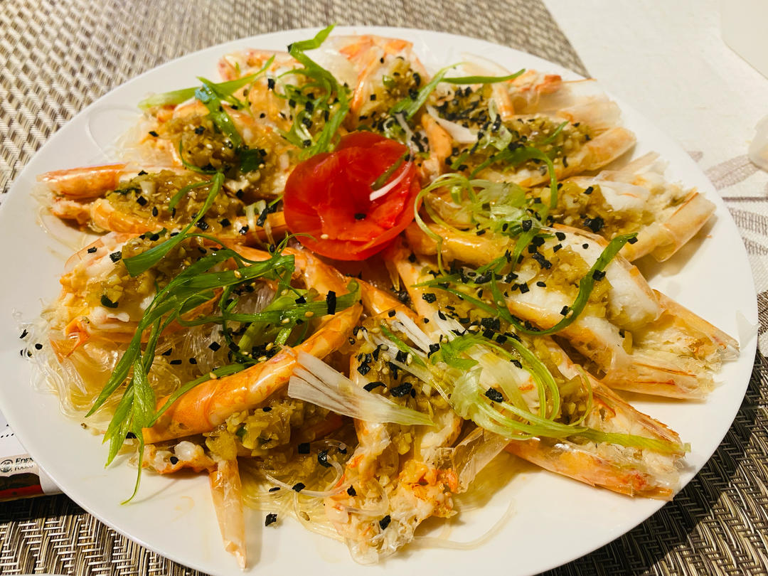 蒜蓉粉丝开背虾