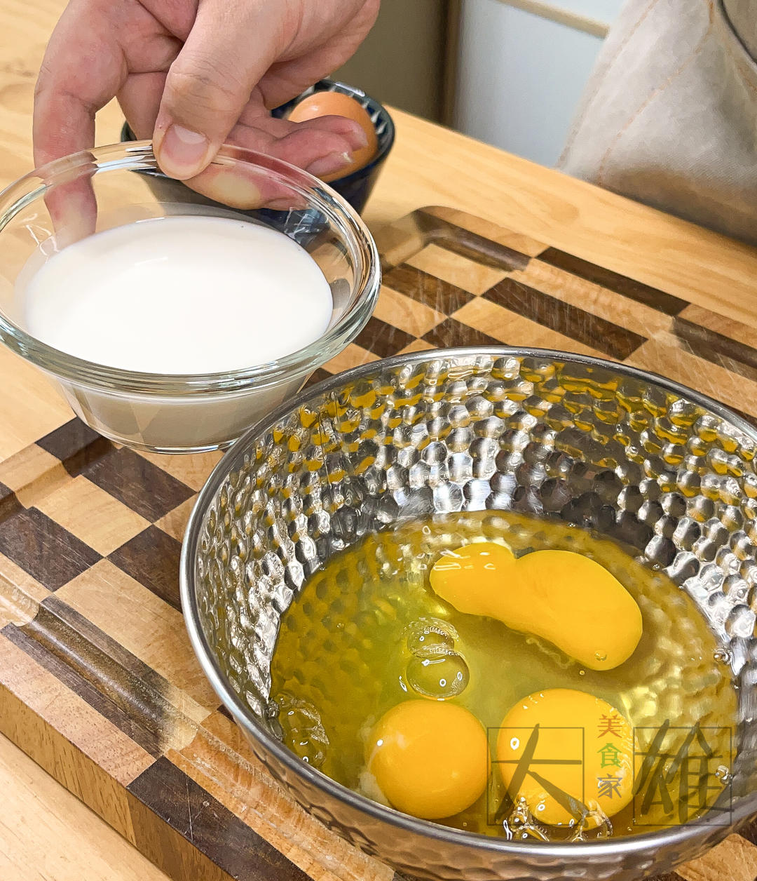 纯奶手撕吐司的做法 步骤1