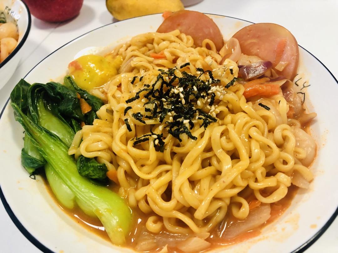 「菜鸟版❗️详细教程」网红芝士牛奶火鸡面（超详细步骤调整辣度）