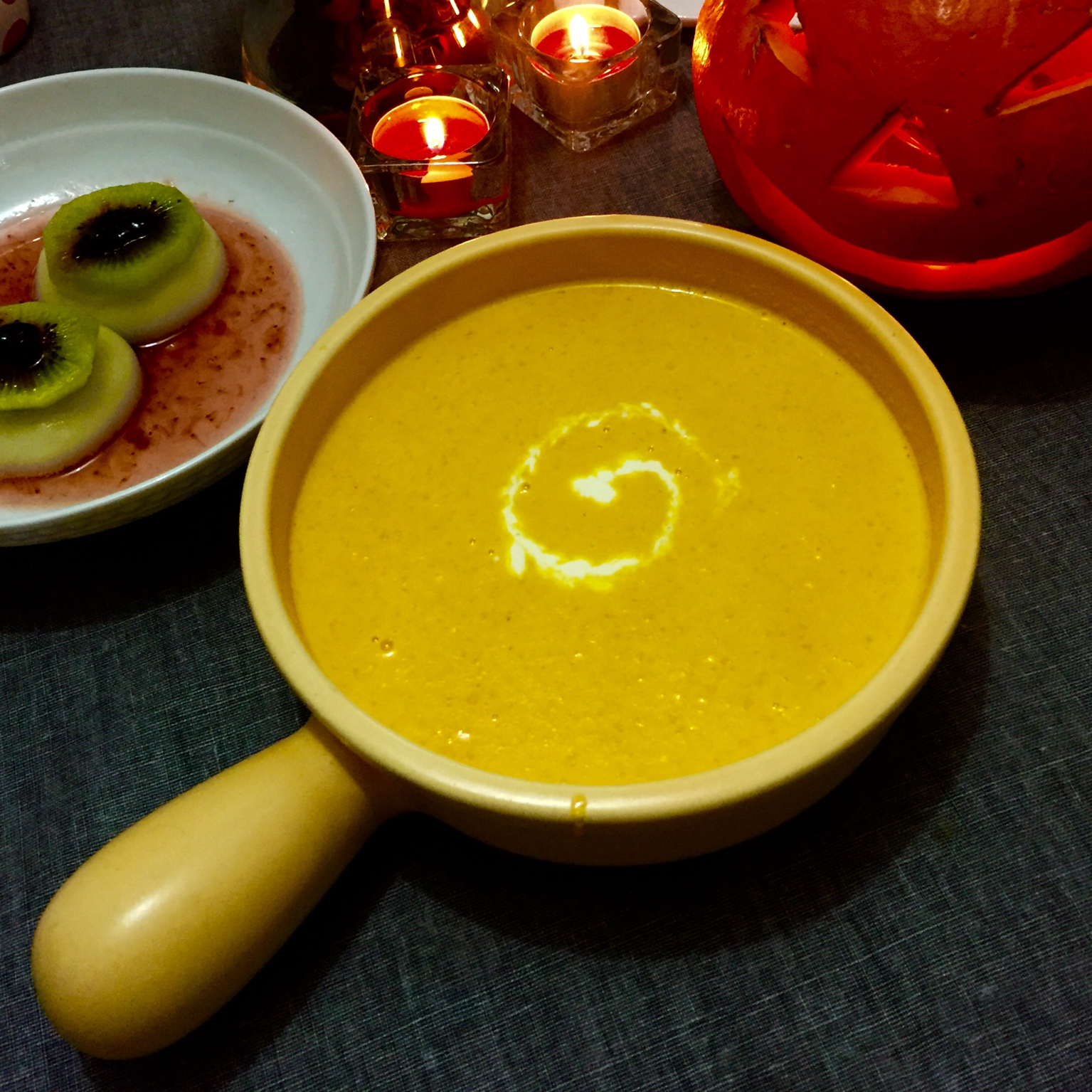 南瓜玉米奶油浓汤