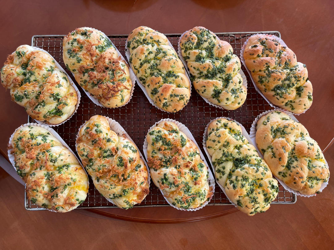 牛油香葱软面包 可以一天三顿都吃它！