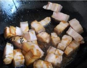 豇豆干红烧肉的做法 步骤6