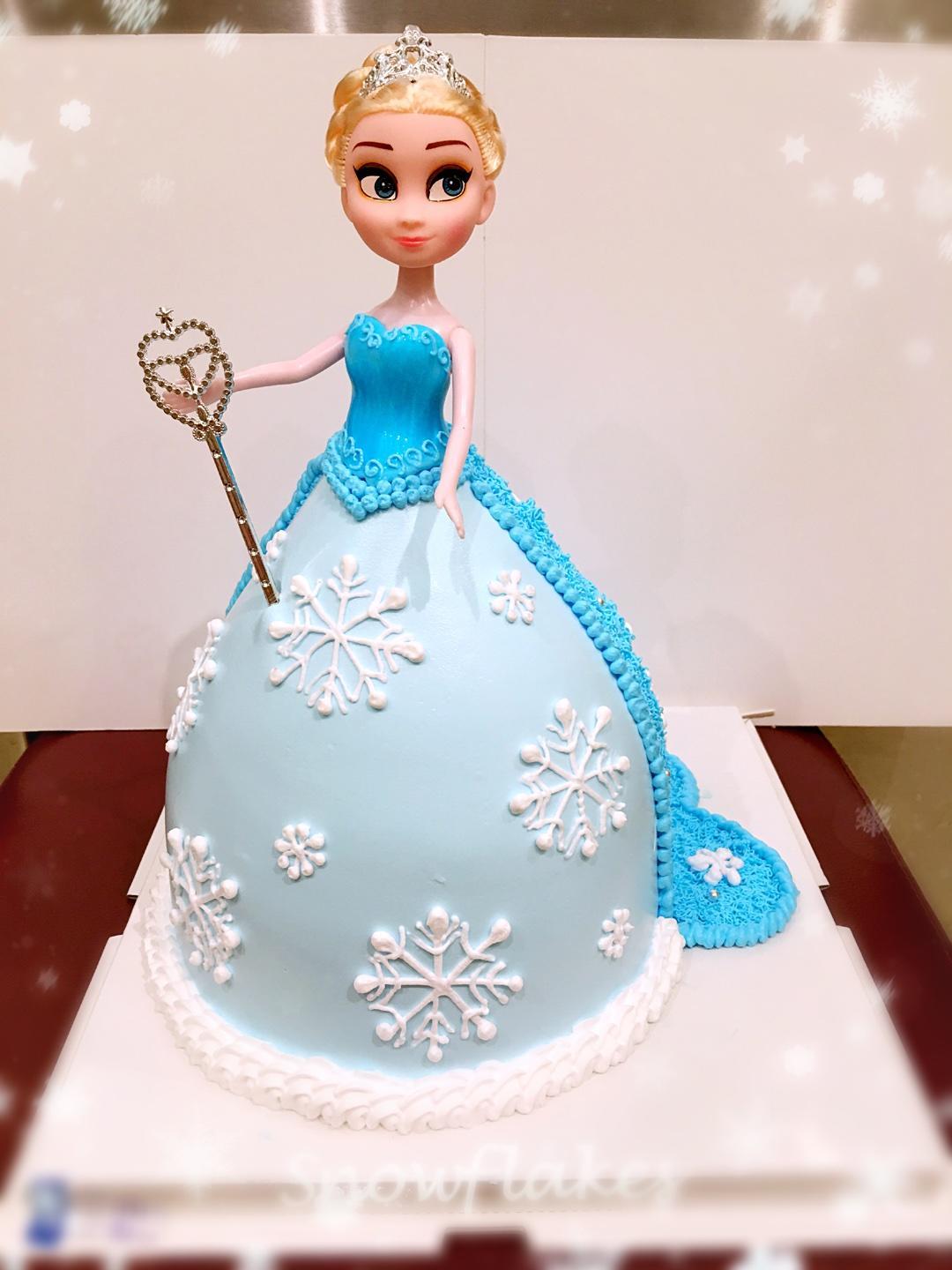 冰雪女王蛋糕的做法