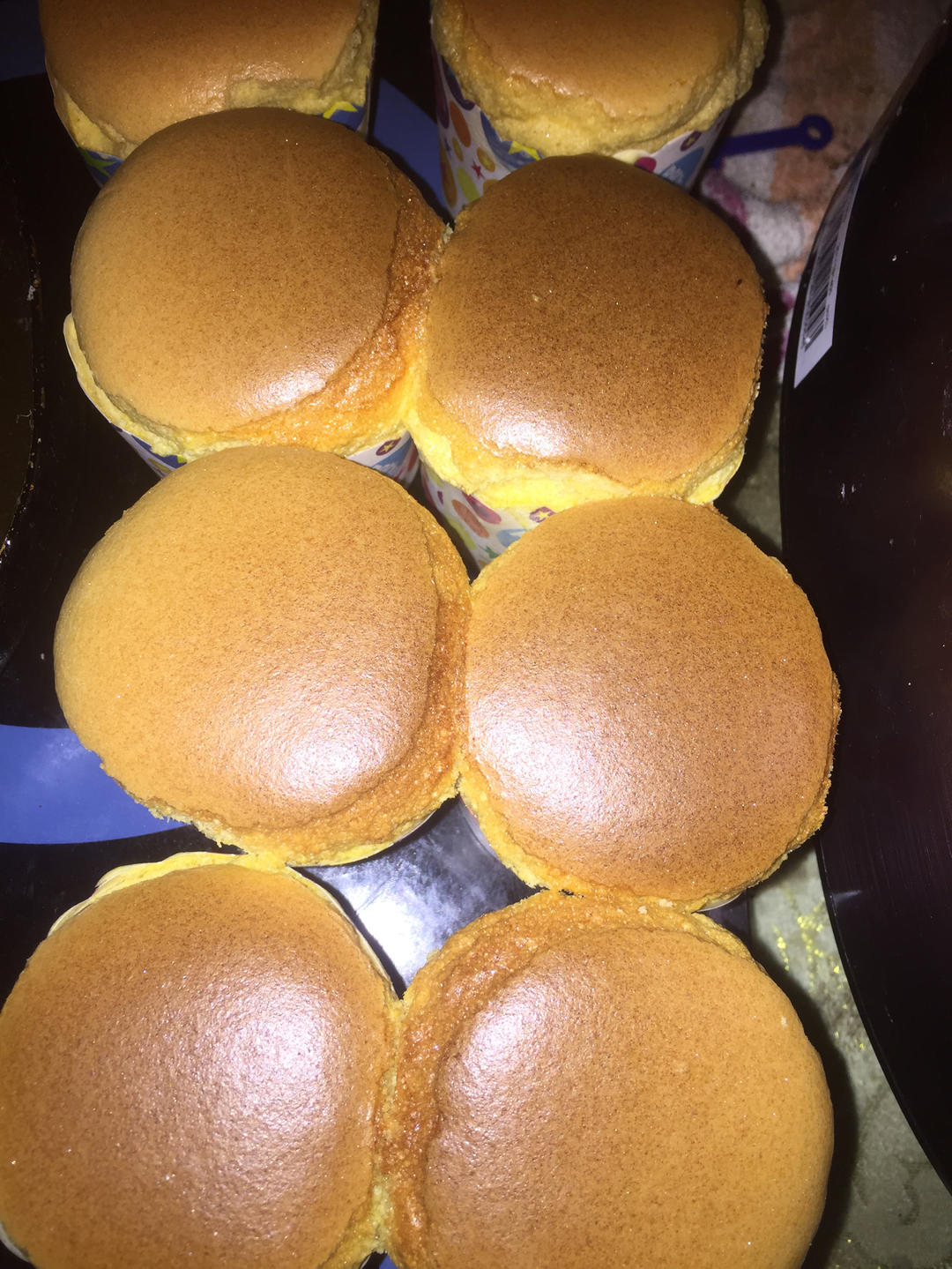 纸杯蛋糕 8寸戚风蛋糕的量