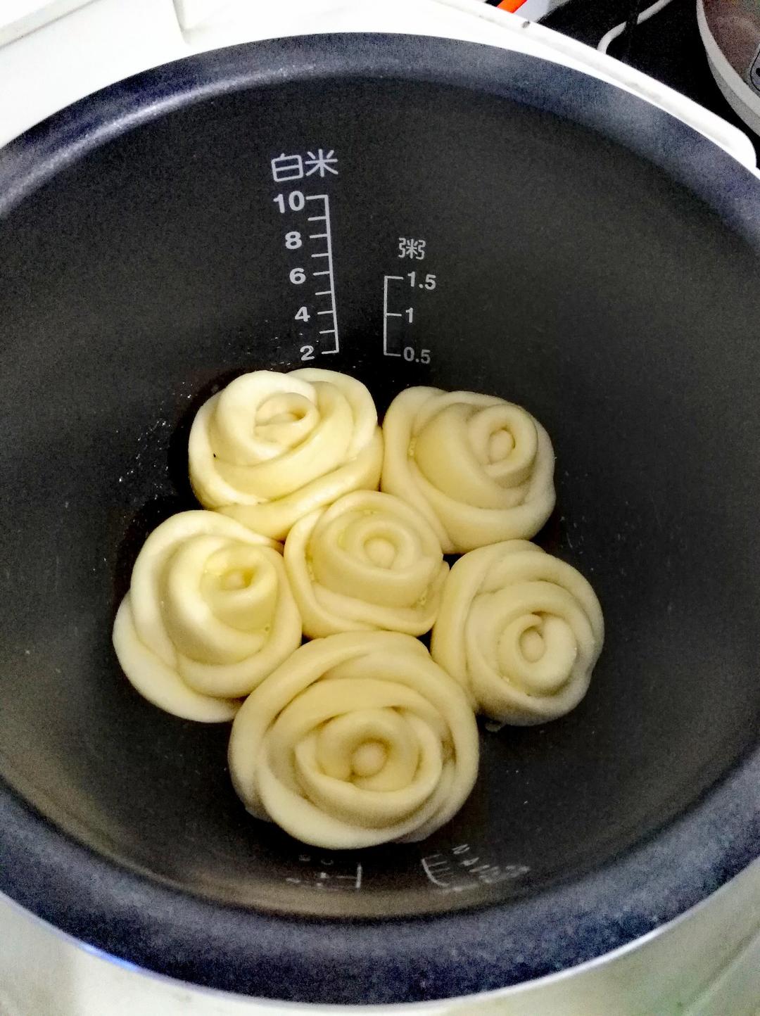 玫瑰花面包