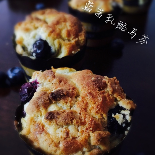 金宝顶爆浆蓝莓乳酪马芬（PH+川上文代）