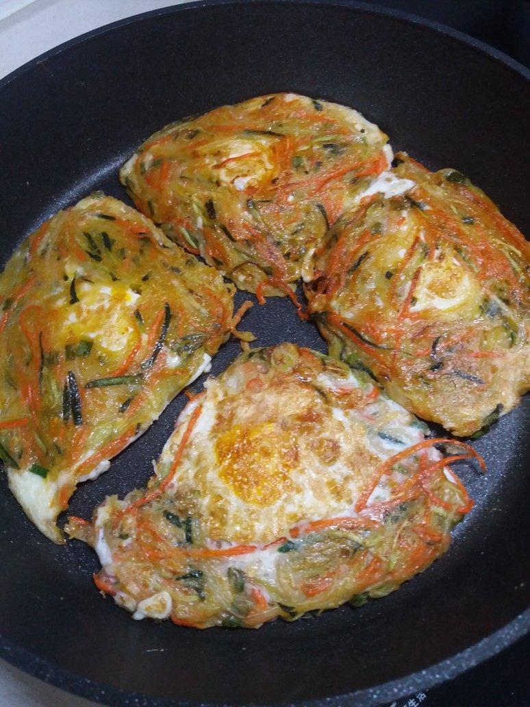 小吃糕点-蔬菜鸡蛋饼