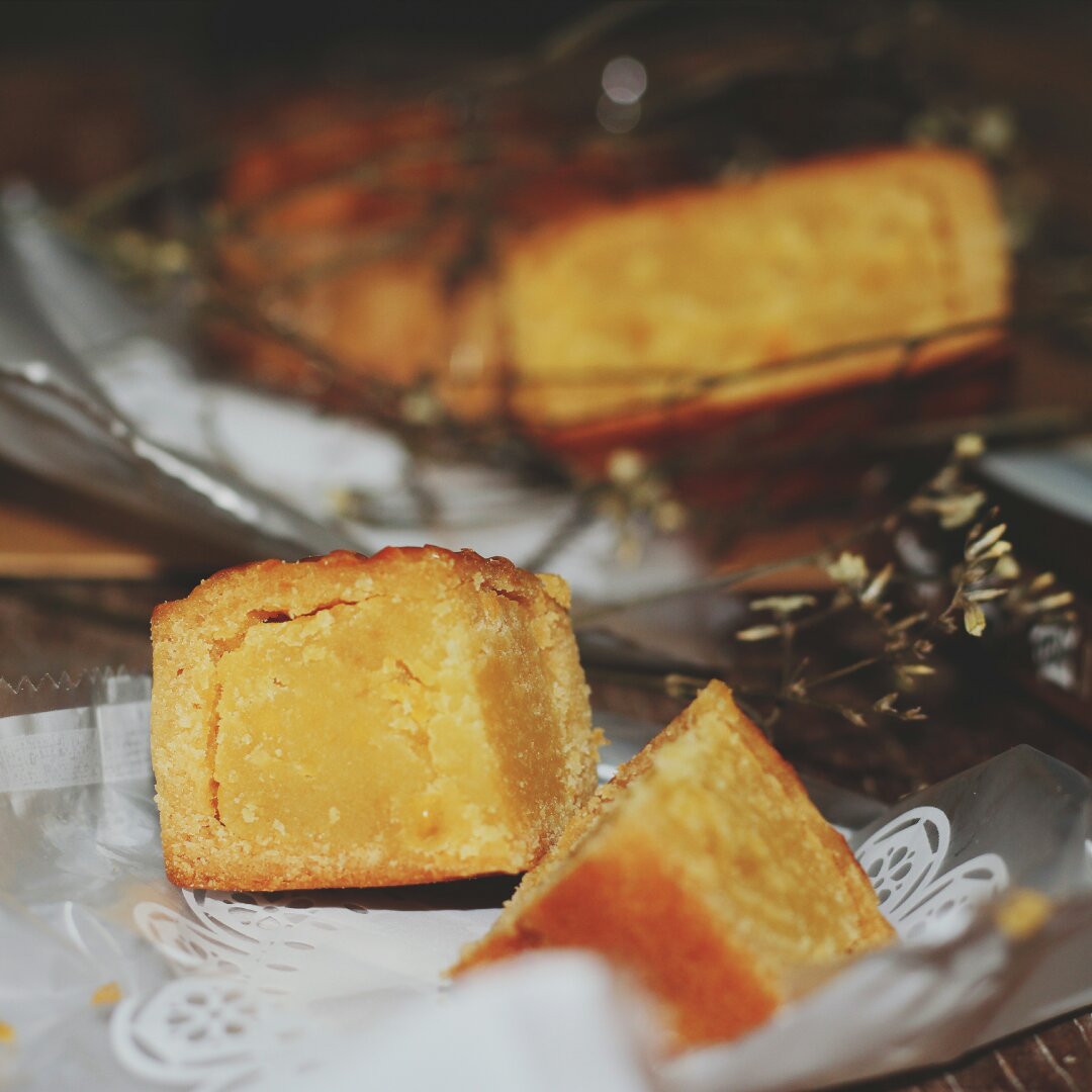 金沙奶黄月饼