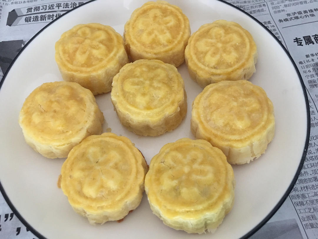 椰蓉奶酥月饼/椰香奶香浓郁/曲奇口感/不可错过