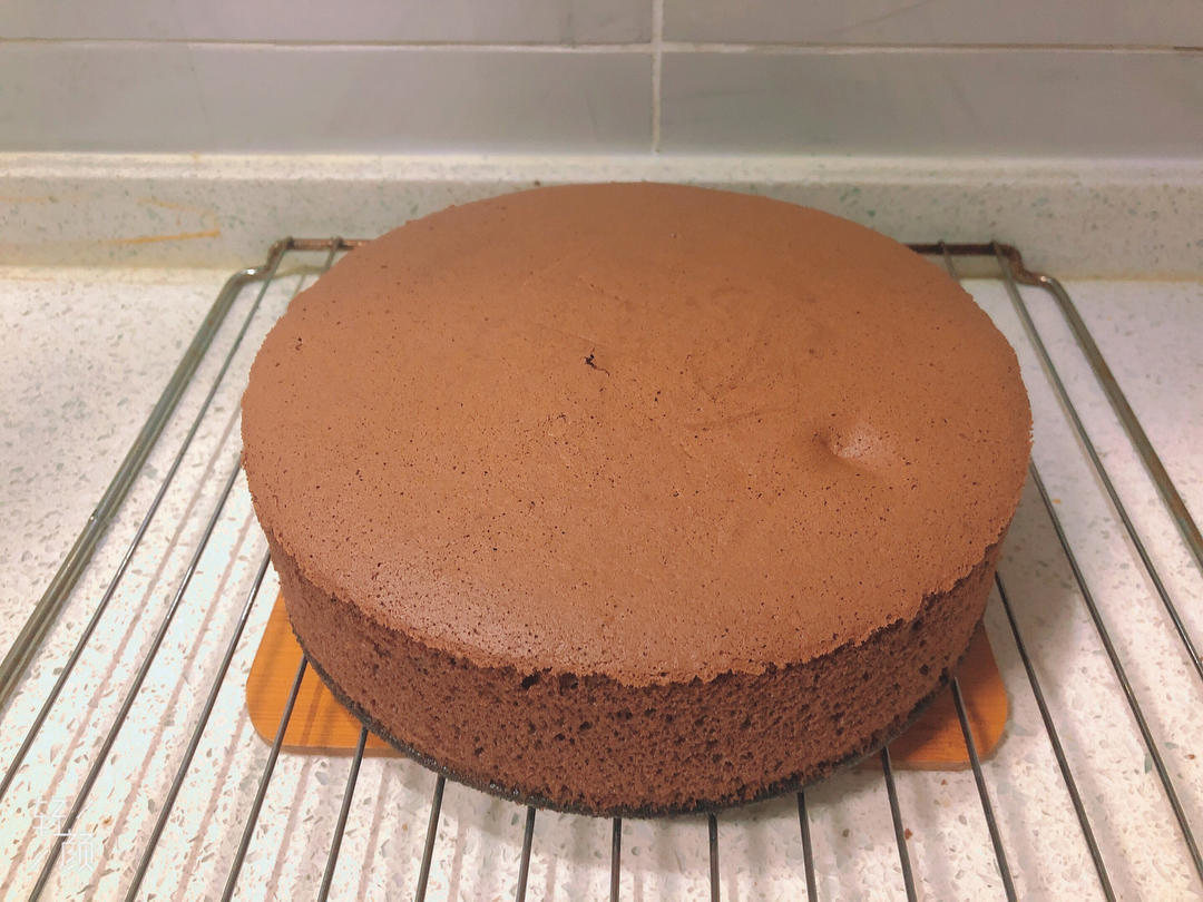 可可戚风蛋糕～8寸～百分百成功