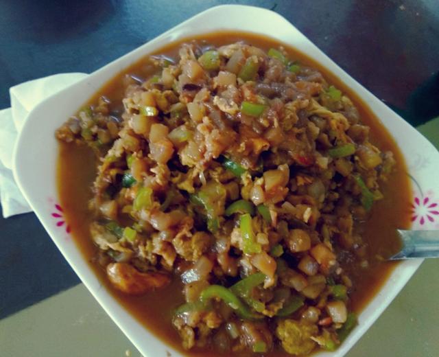 茄子虾酱的做法