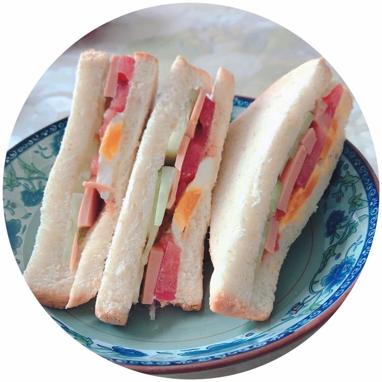 超厚超满足的沼三明治