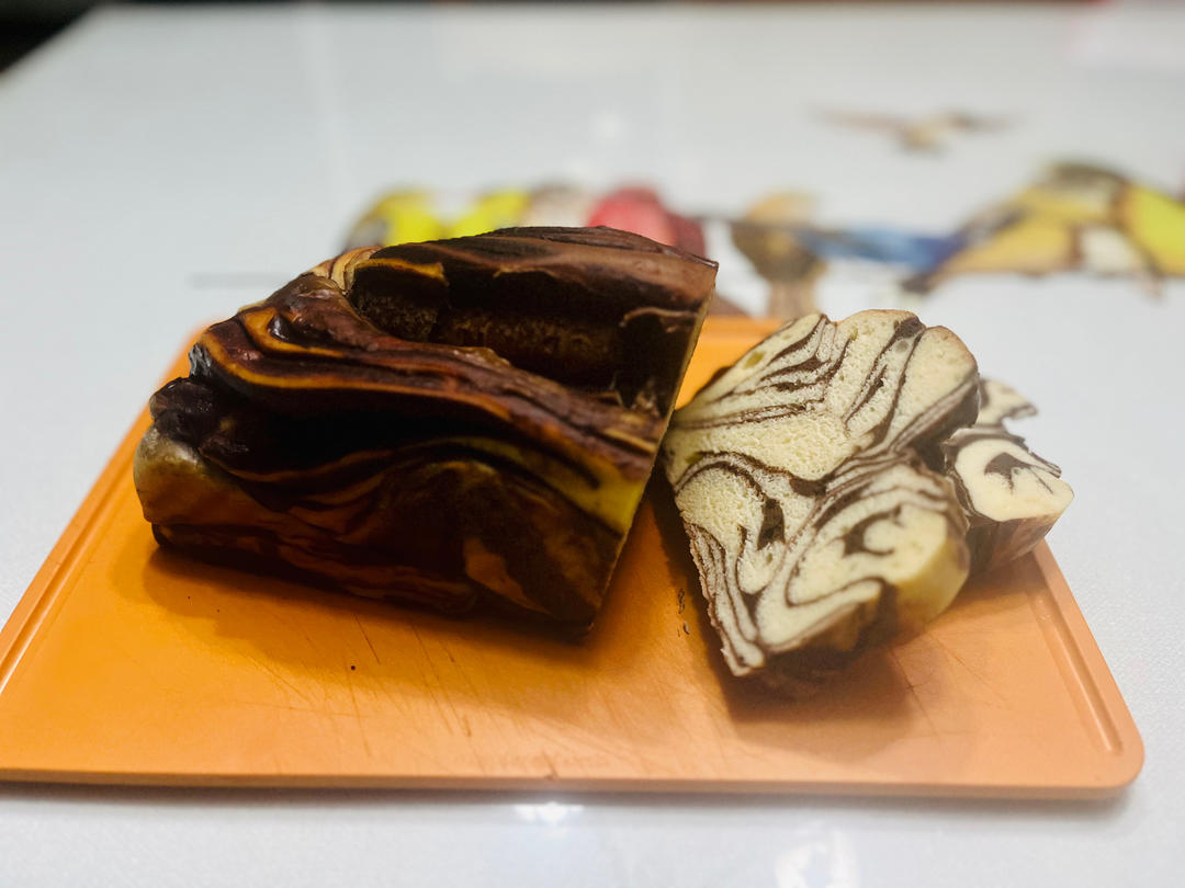 Cindy手作-大理石吐司面包