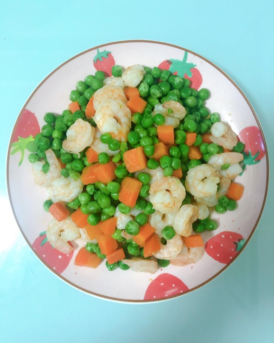 豌豆炒虾仁
