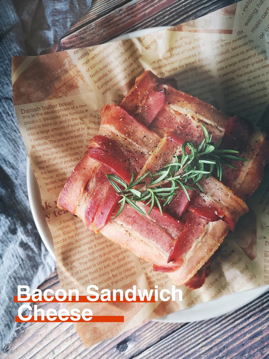 🥓培根芝士三明治｜早餐王炸 快手又美味🥪的做法