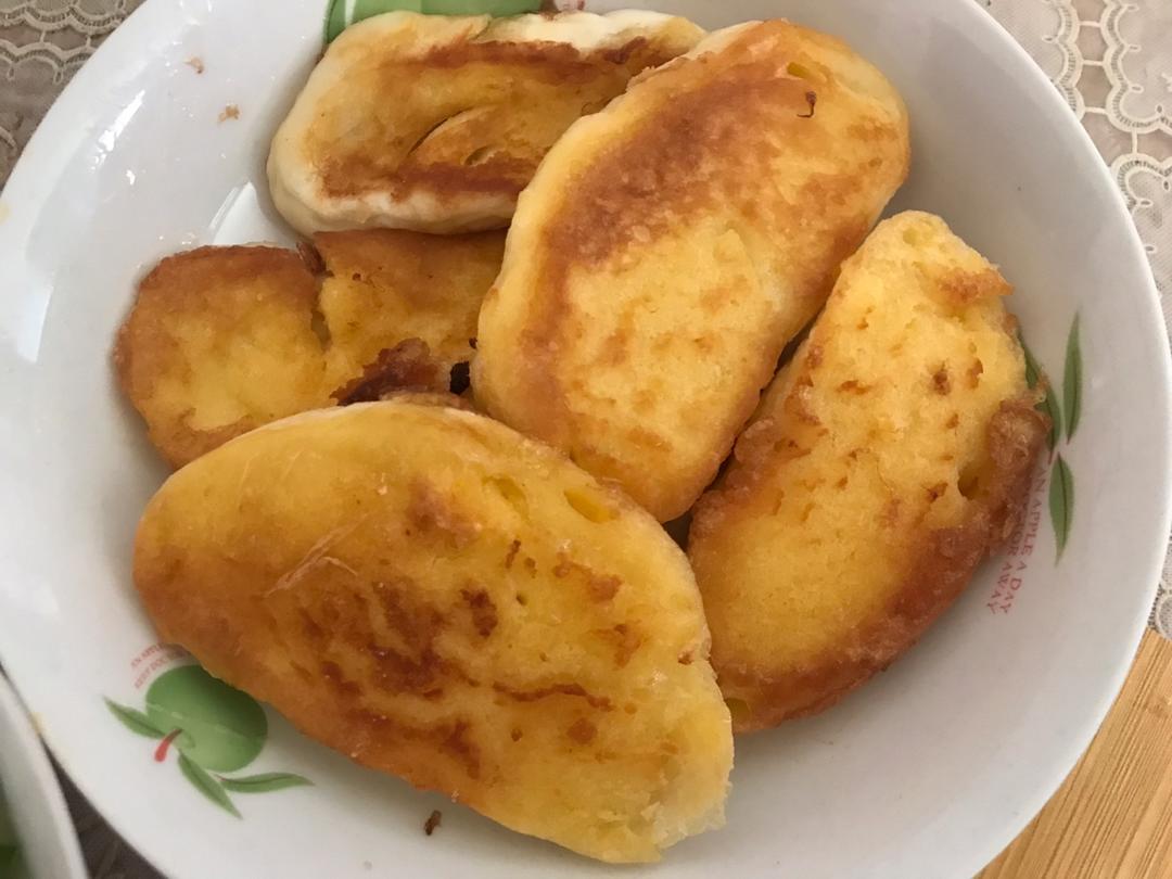 鸡蛋煎馒头片