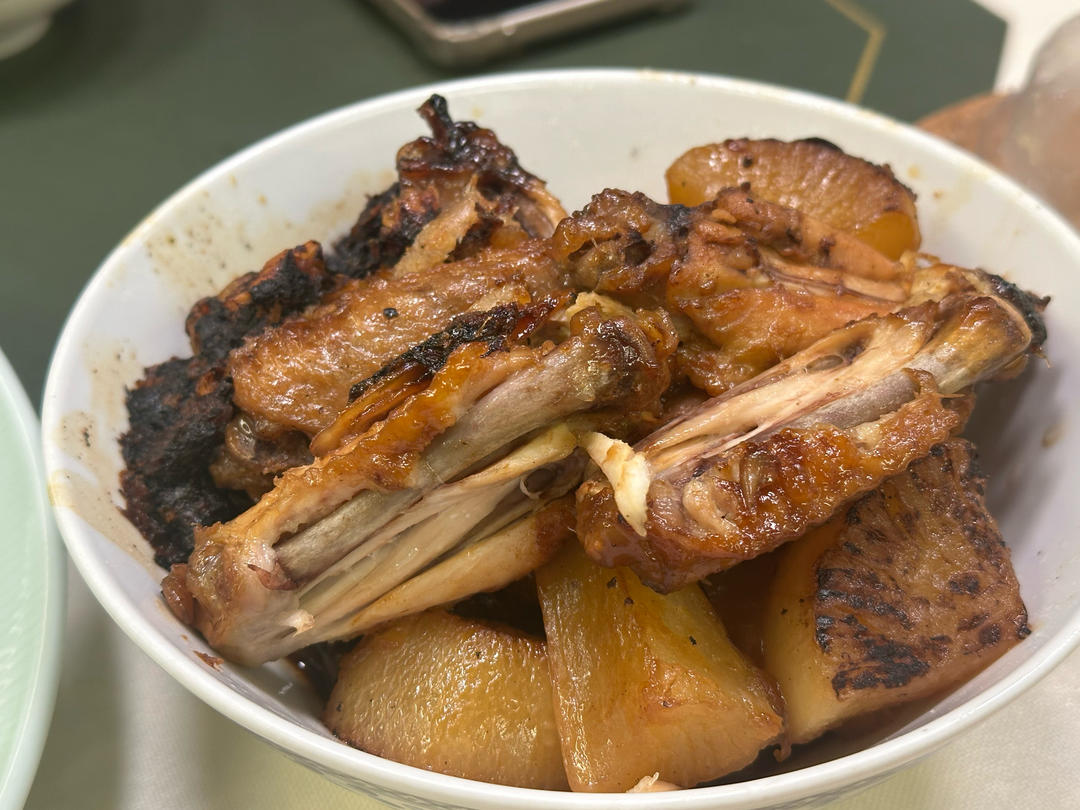 鸡翅萝卜煮物