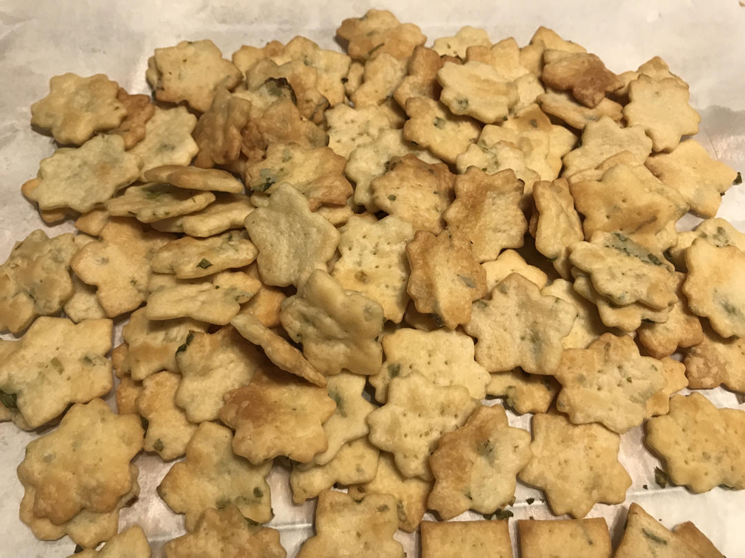 葱香饼干（低糖 低油 酵母版）