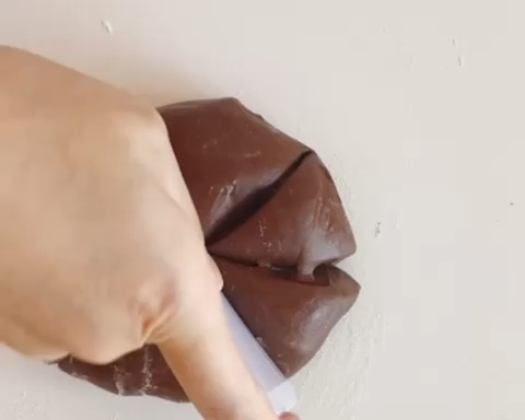 免烤箱❗糯叽叽的巧克力冰激凌大福的做法 步骤7