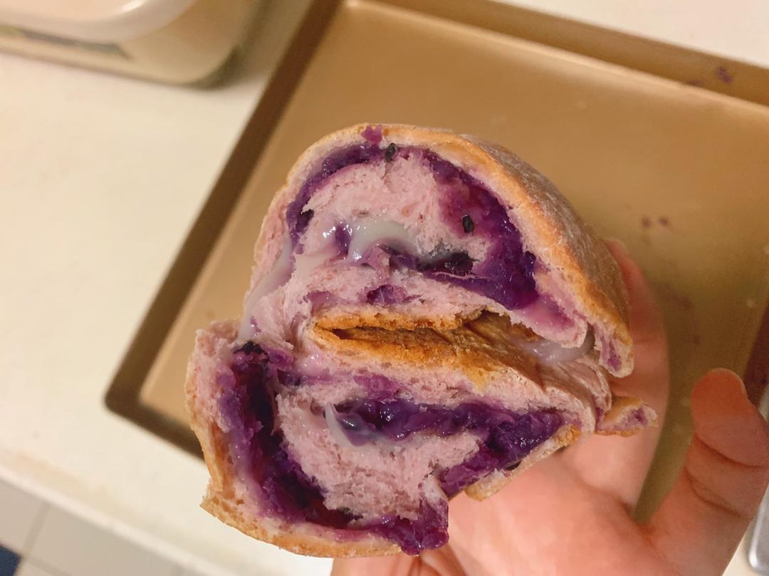 梦幻紫麻薯软欧包