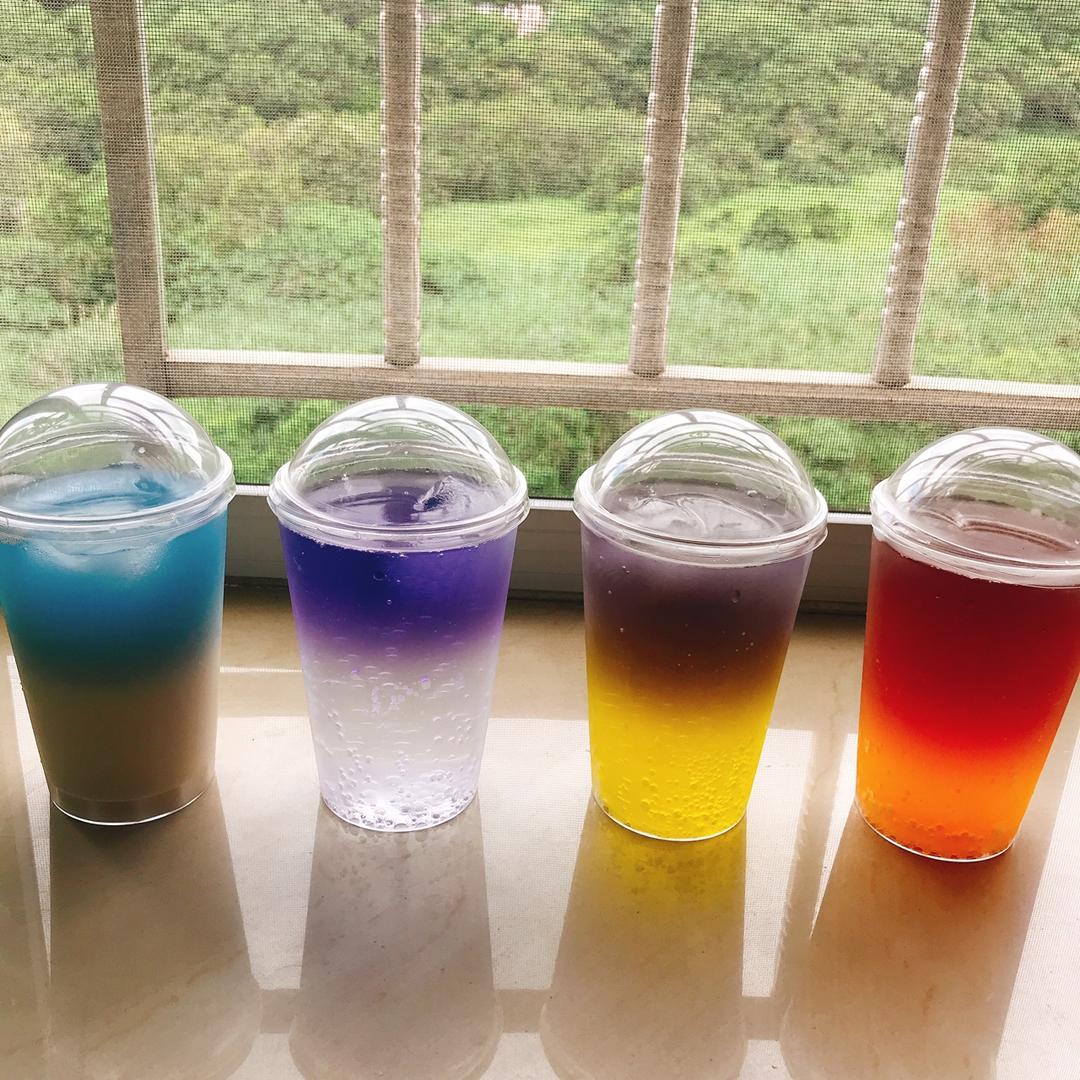 梦幻蓝蝴蝶,蝶豆花 饮品配方做法
