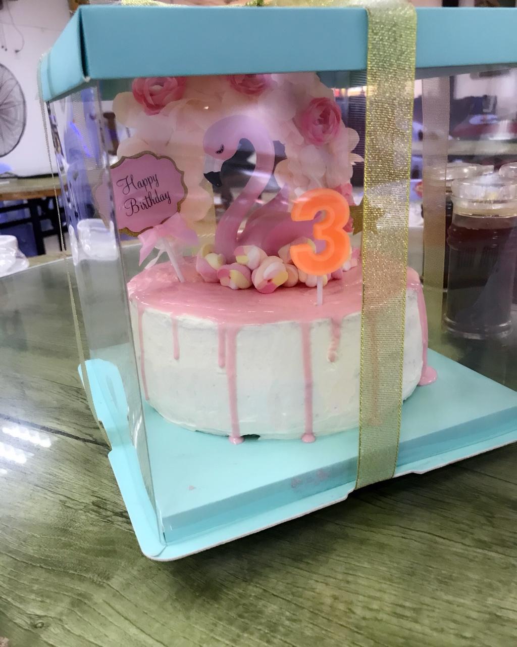 奶油淋面棋格蛋糕
