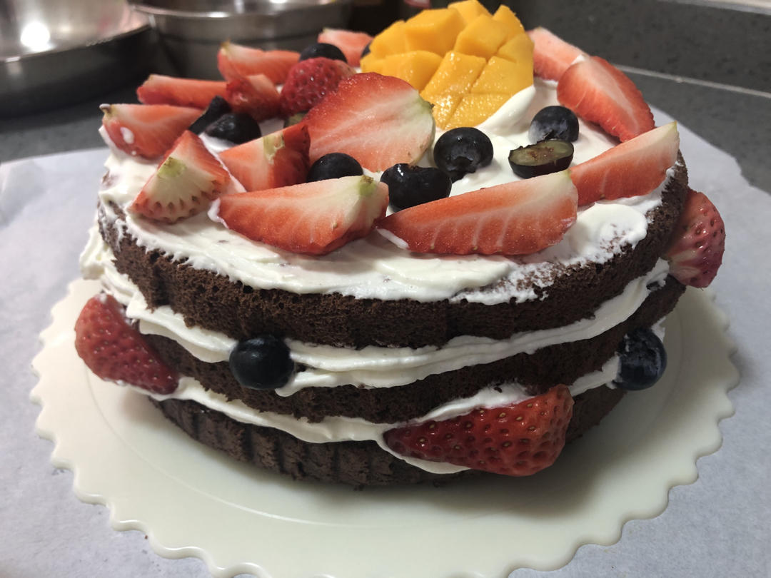 巧克力戚风蛋糕