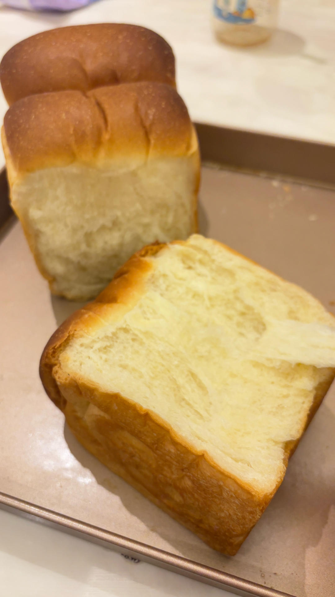 【简简厨房】北海道吐司，中种法和直接法。