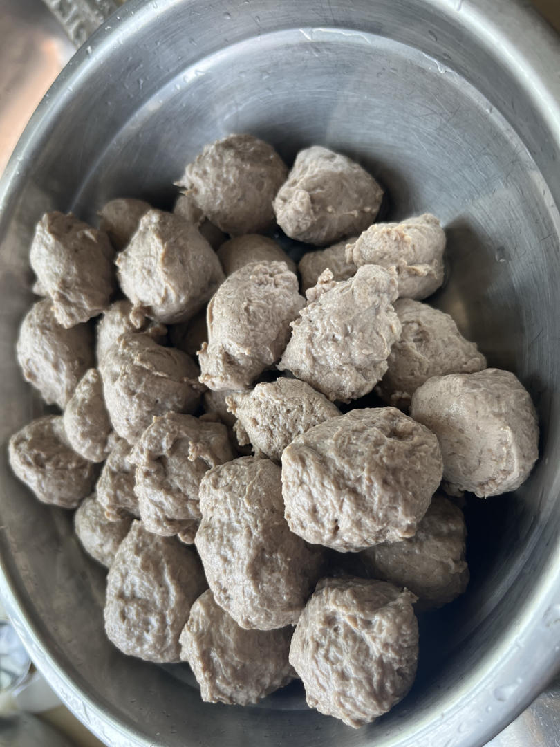 自制Q弹牛肉丸（搅拌机版）（不用手打也能上筋）