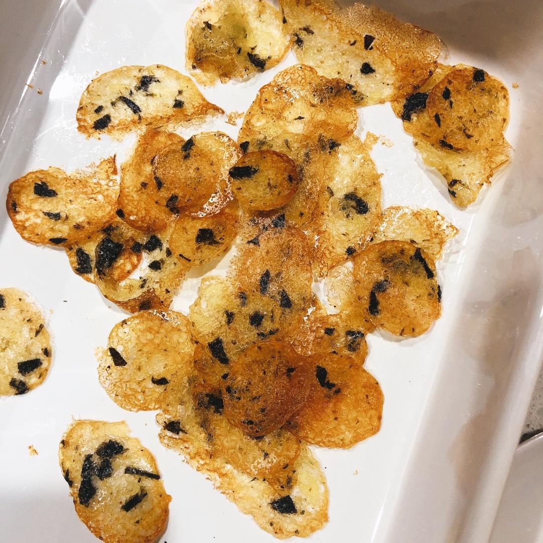 自制海苔薯片（宝宝辅食，烤箱版薯片）