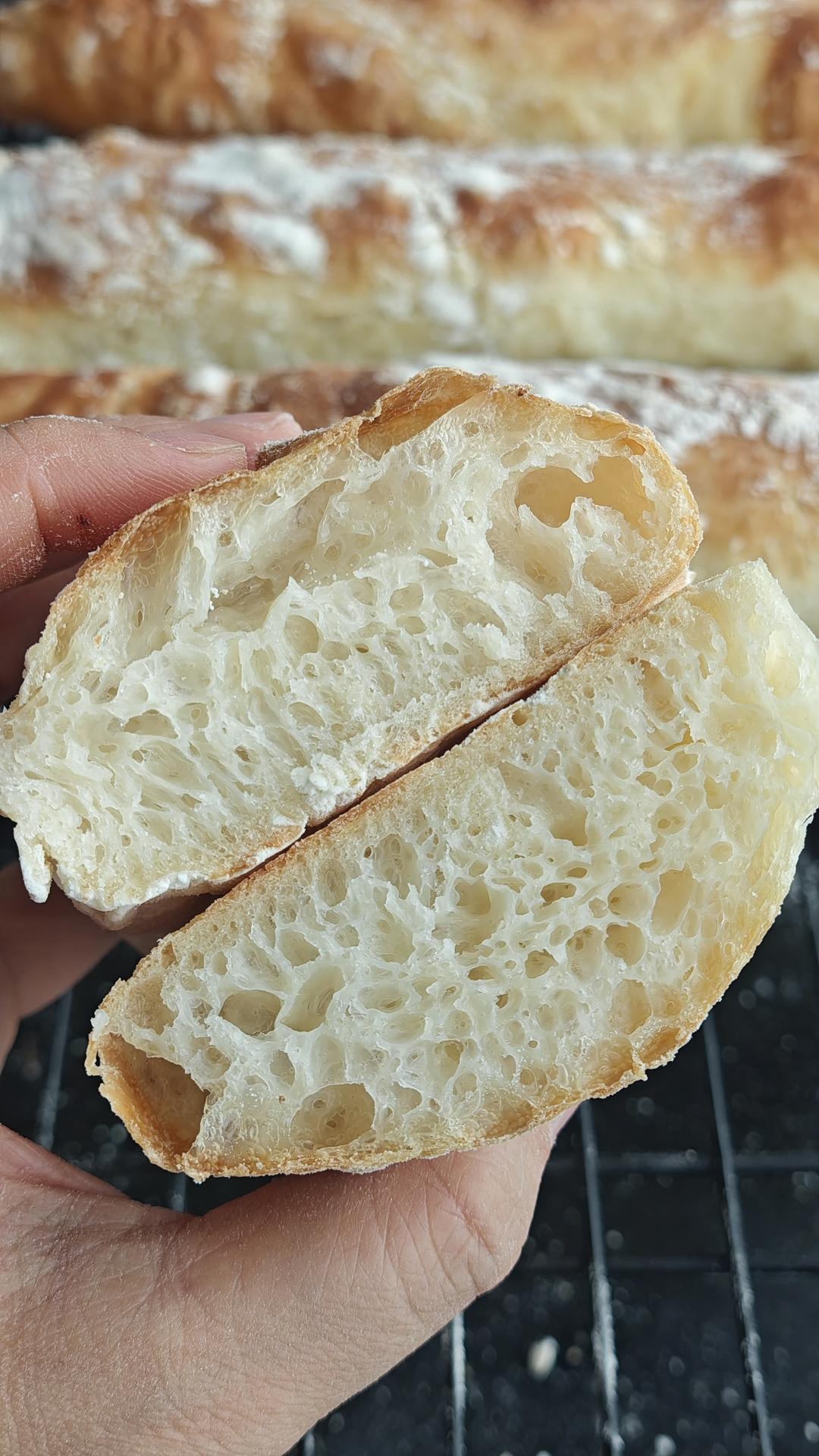 家庭版免揉～恰巴塔🥖｜一次成功超好吃