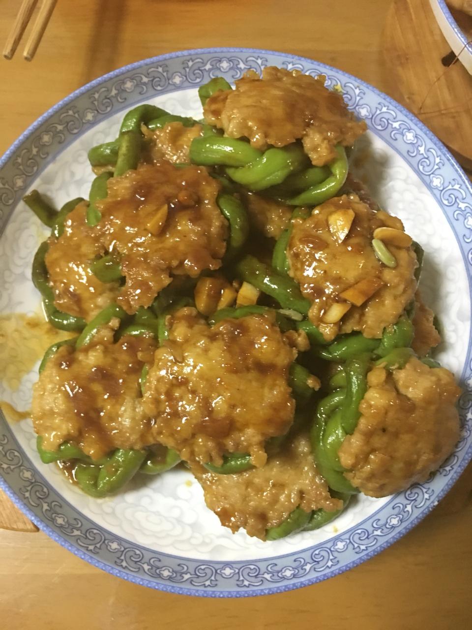 豇豆酿肉