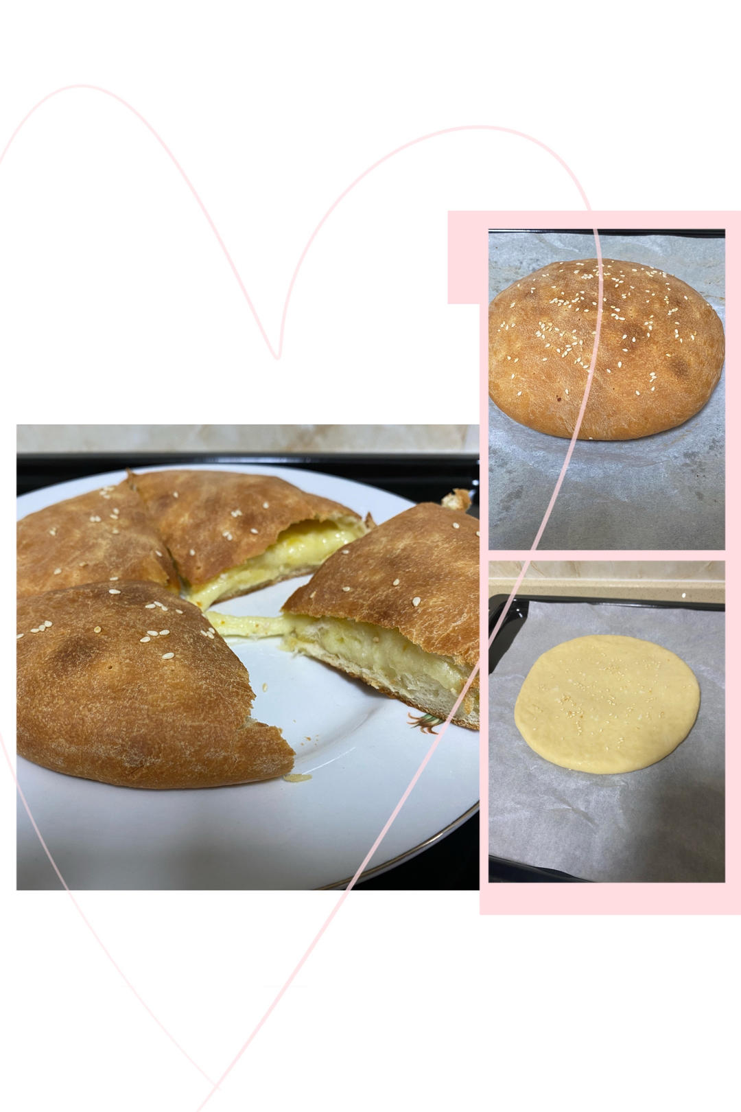 平底锅特色早餐【蒙古奶酪饼】！柔软爆浆会拉丝，超简单！