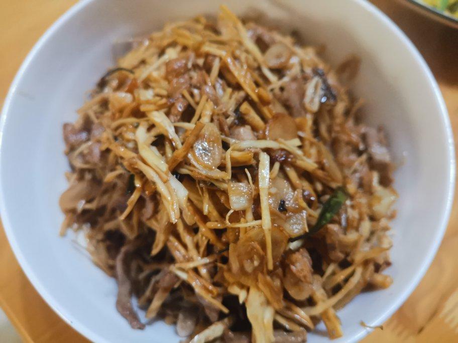 笋干炒肉丝