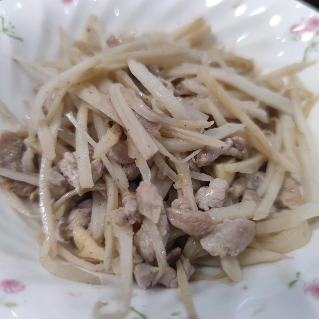 藕丝炒肉